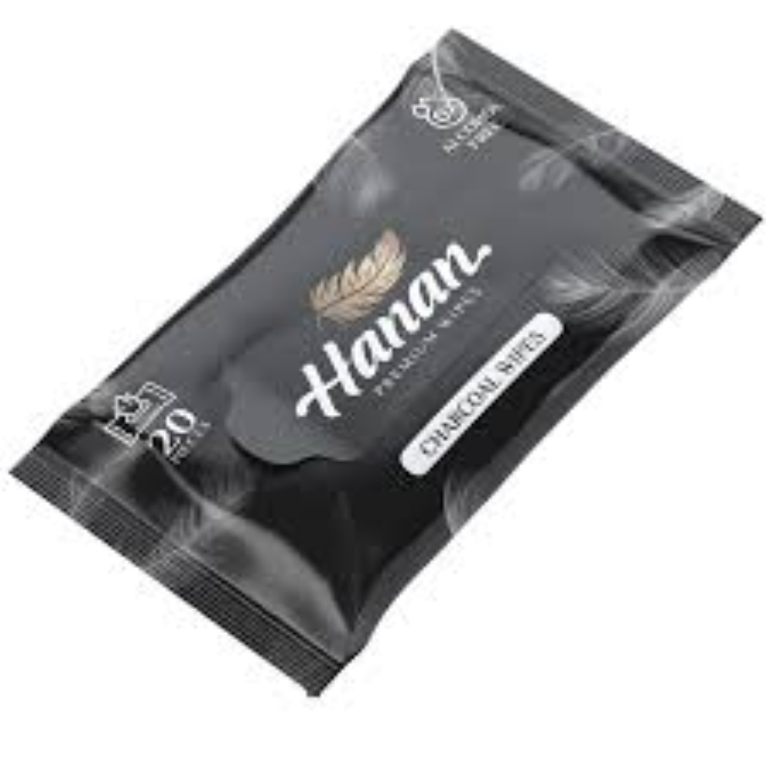 HANAN CHARCOAL WET WIPES 20'S
